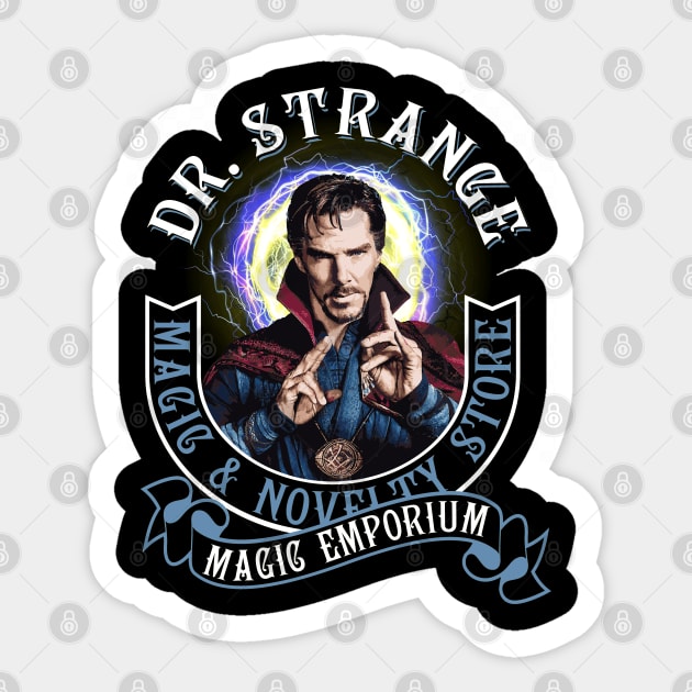 Doctor Strange Magic Emporium Sticker by Alema Art